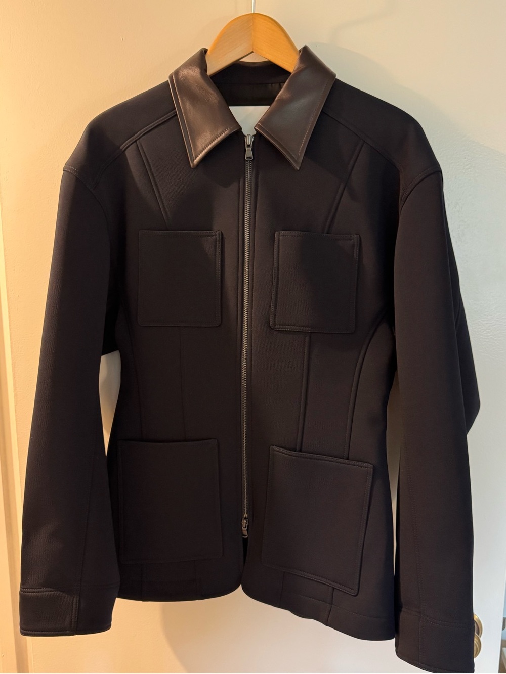 Tibi Bonded Twill Sculpted Workmen Jacket
